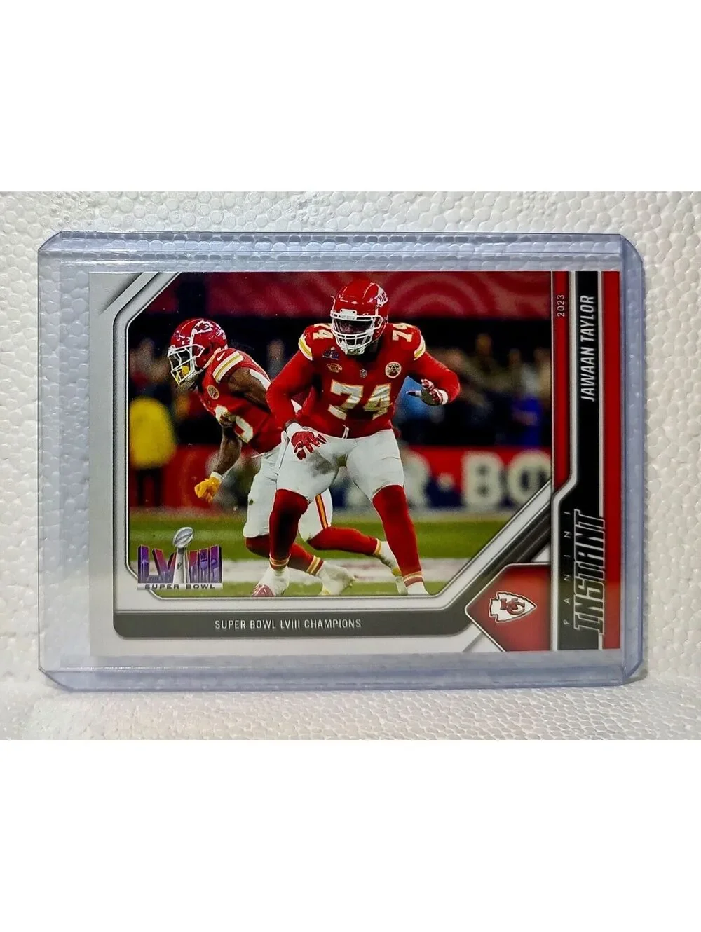 Jawaan Taylor 2023 Panini NFL Superbowl Champions #21 Card Kansas City Chiefs